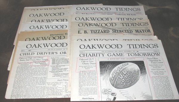 Oakwood Tidings Newspaper